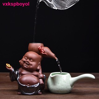 đồ ănZisha Phật Di Lặc Rò rỉ Bộ lọc của nhà sư nhỏ lưới Người giữ lười biếng Máy pha trà Kung Fu phụ kiện đạo