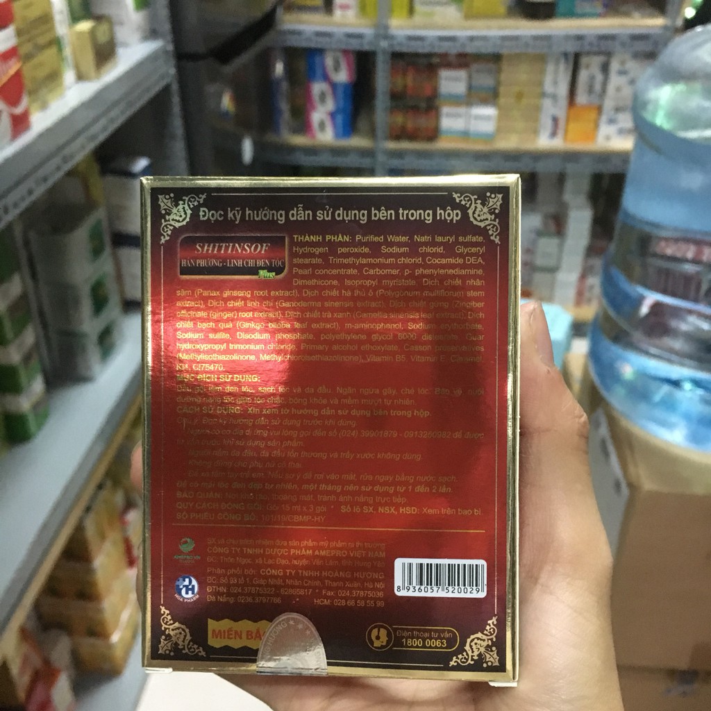 Dầu gội SHITINSOF - Hán Phương Linh Chi đen tóc | BigBuy360 - bigbuy360.vn