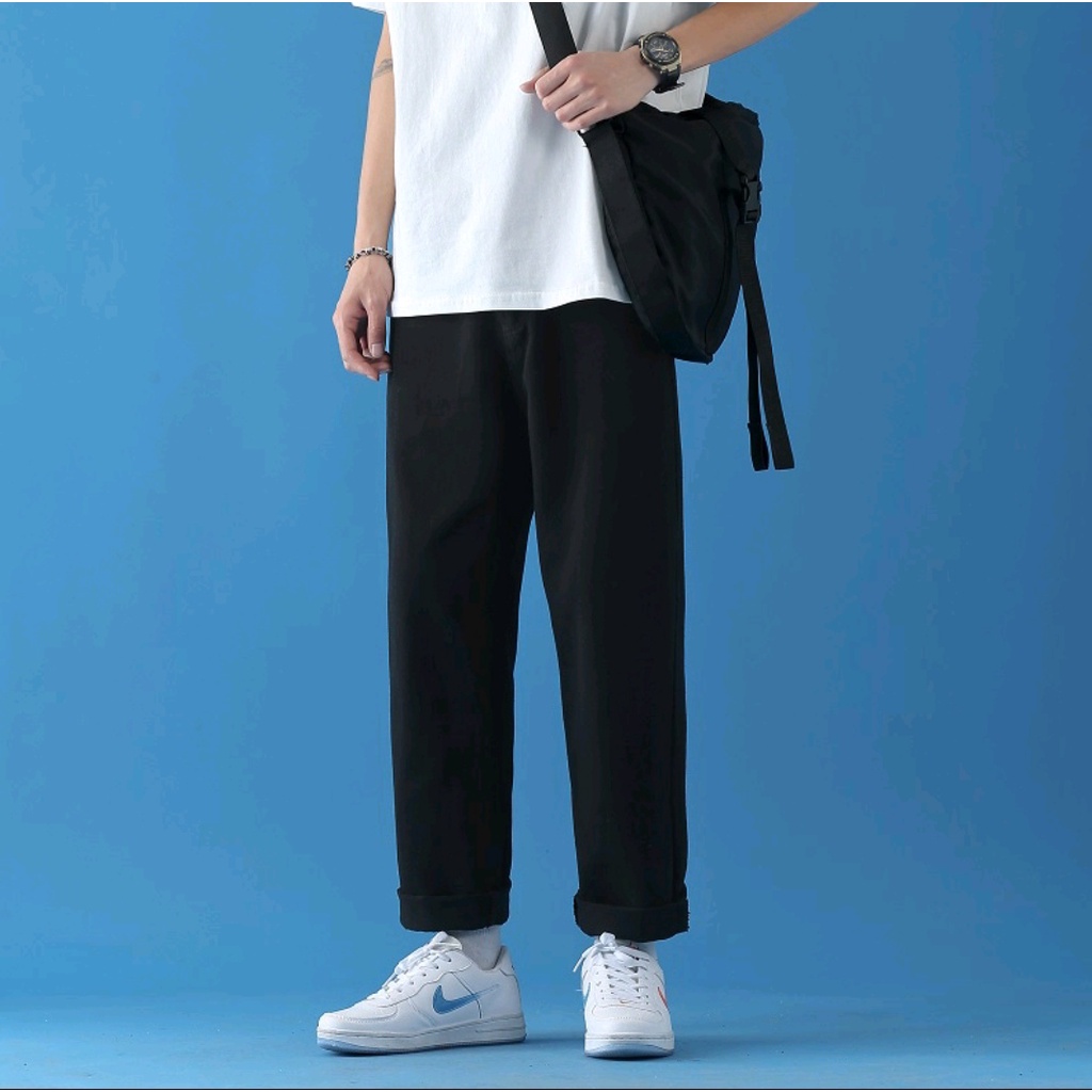 BIGSIZE Quần JEAN Nam Nữ ống rộng thời trang unisex phong cách Hàn Quốc trẻ trung