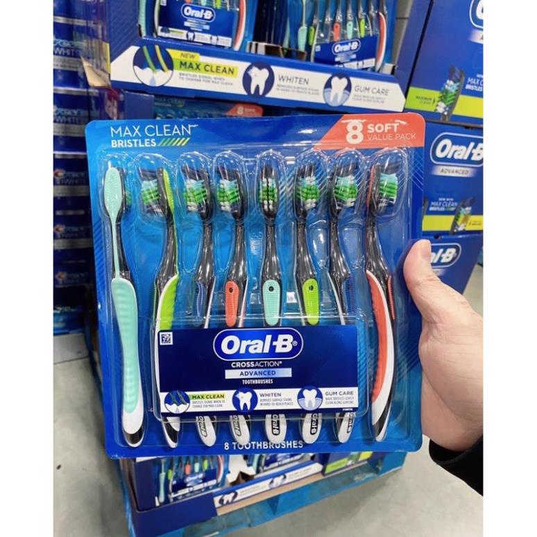 SET 8 BÀN CHẢI ĐÁNH RĂNG ORAL B
