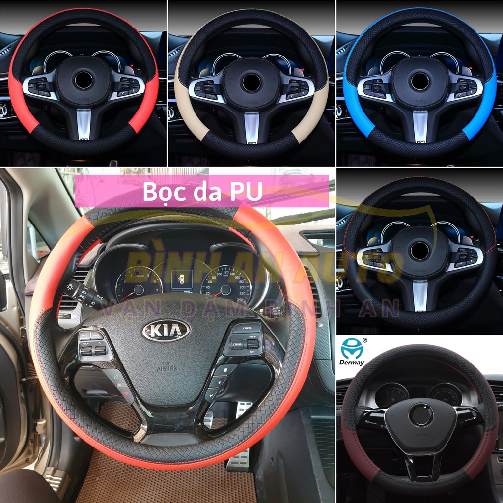 Bọc vô lăng CHEVROLET Spark, Colorado, Trailblazer, Aveo, Cruze, Orlando, Captiva - Bình An Auto