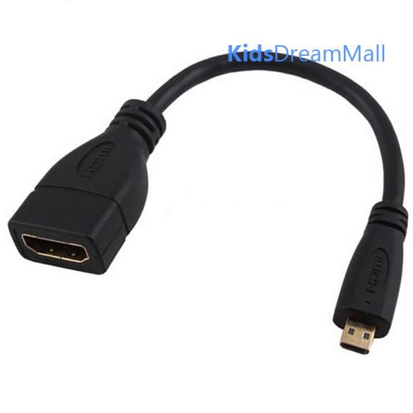 Đầu Chuyển Đổi Micro Hdmi Đực D Sang Hdmi Cái 1080p