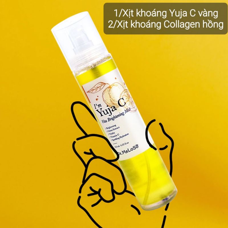 XỊT KHOÁNG COLLAGEN - BRIGHTENING DR.MELOSO HÀN QUỐC
