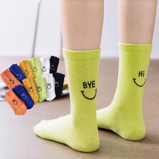 Tất chân màu kẹo in họa tiết ngộ nghĩnh cho nữ