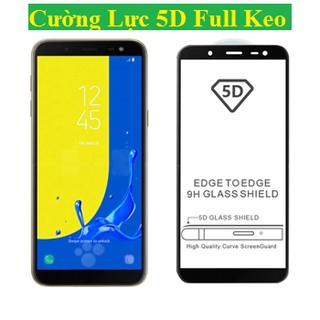 Kính cường lực 5D Galaxy J6 (2018),j4 (2018),a6-A6plus (2018) Full keo