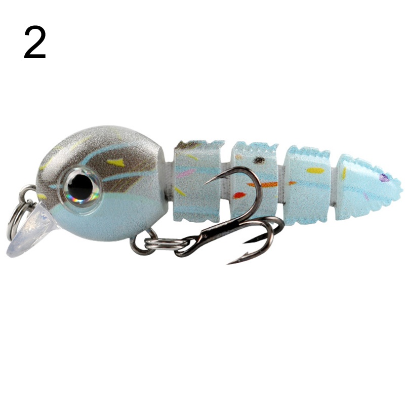 Qq * Mồi Câu Cá Nhân Tạo Nhiều Phần Có Khớp Nối Với Phao Bơi 3D Sống Động Như Thật