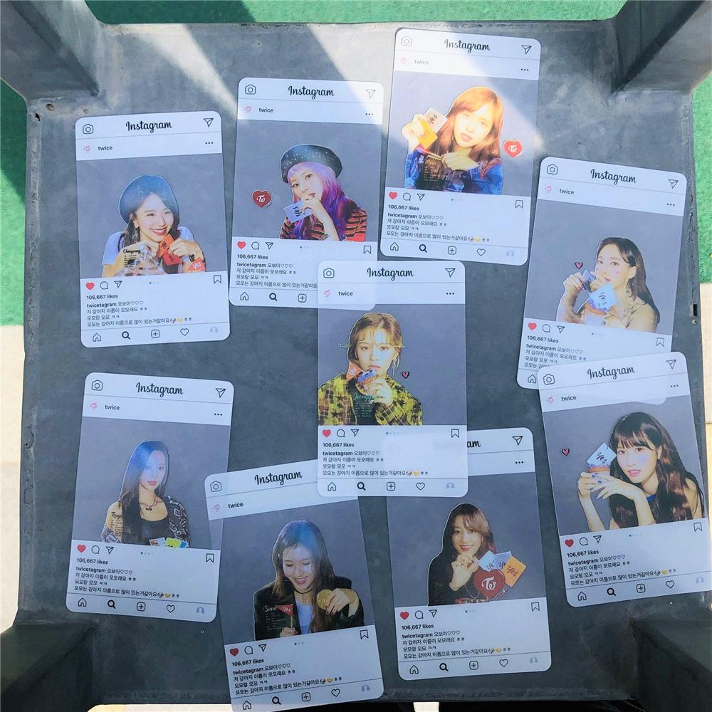 Bộ 9 Thẻ Ảnh LOMO Nhóm Nhạc Hàn Quốc TWICE