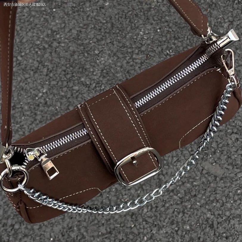 Poplar Niche Túi Đeo Vai Chính Hãng Có Dây Xích Đeo Vai Mùa Thu Đông Nóng Bỏng Dễ Phối Đồ Cho Nữ