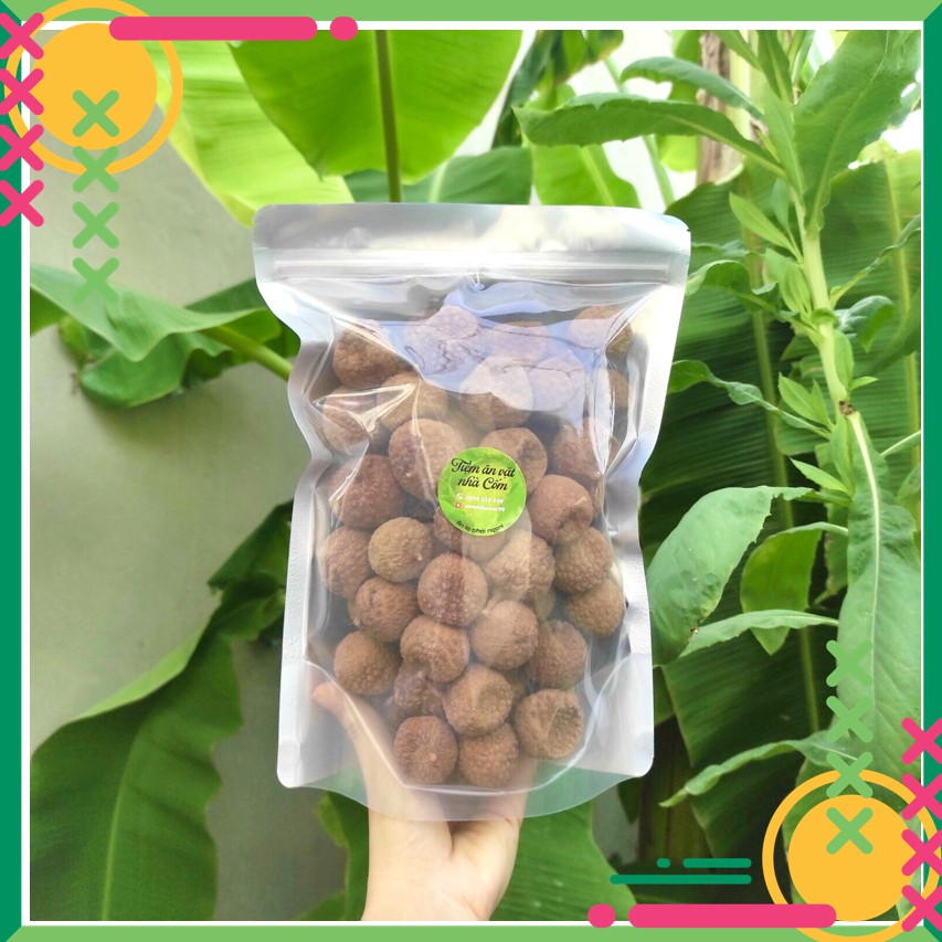 500g Vải thiều sấy khô [LOẠI 1 - FREESHIP 50K] chuẩn hàng Lục Ngạn, Bắc Giang, hạt nhỏ, cùi dày, ngon ngọt