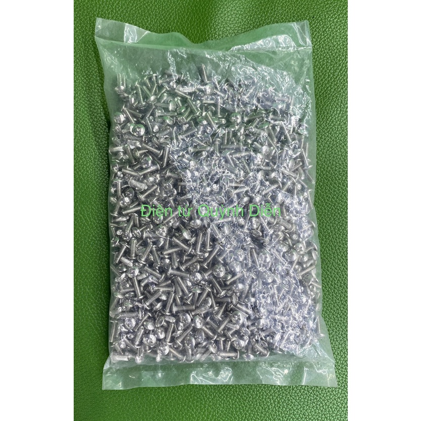 Ốc vít bắt ampli, bắt còng, bắt fet, kích, ốc Ren xoắn 3x12mm ( túi 1kg khoản 1300 con)