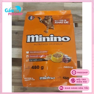 BAO 15,3KG - Thức ăn hạt cho mèo MININO vị cá ngừ