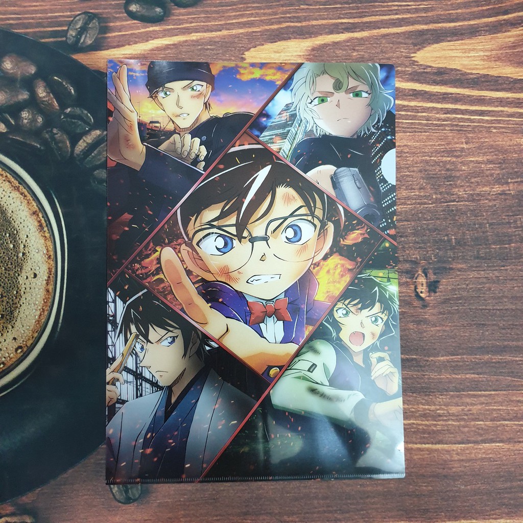 Clear File khổ A4 Phim điện ảnh CONAN Viên Đạn Đỏ