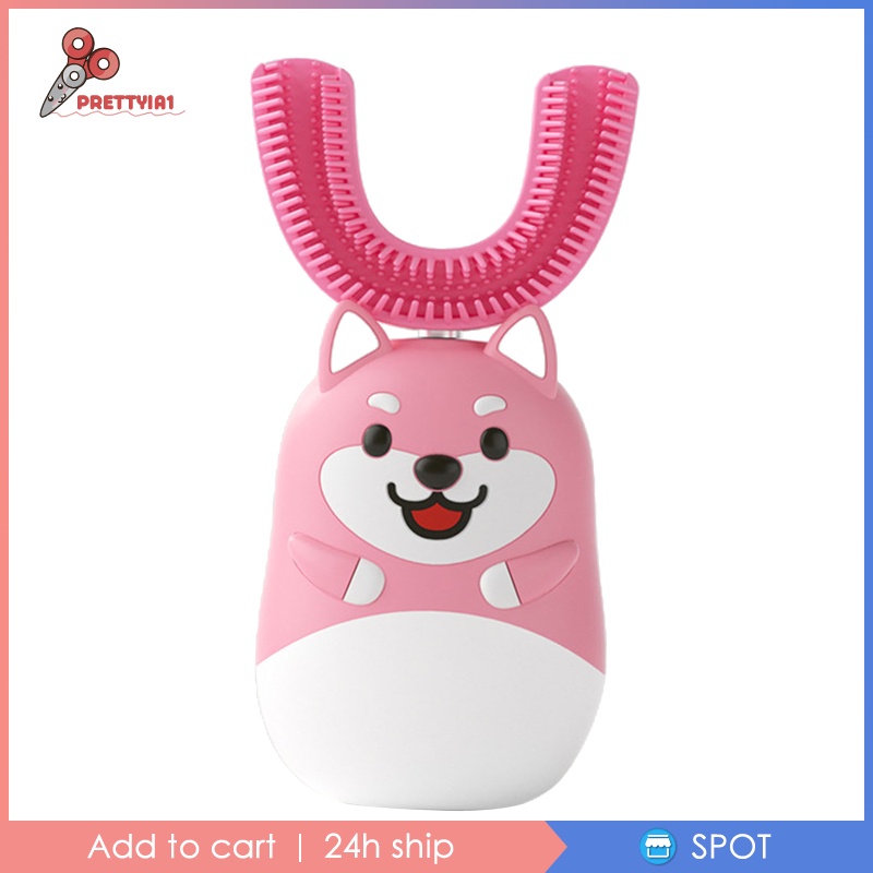 Bàn Chải Đánh Răng Điện Hình Chữ U Prettyia1 Cho Bé