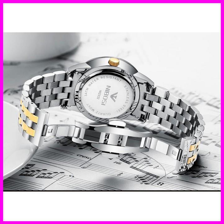[Hàng xịn] [SIÊU GIẢM GIÁ] ĐỒNG HỒ NAM NIBOSI SIÊU MỎNG DÂY VỎ INOX NGUYÊN KHỐI HÀNG HÃNG FULL BOX | BigBuy360 - bigbuy360.vn