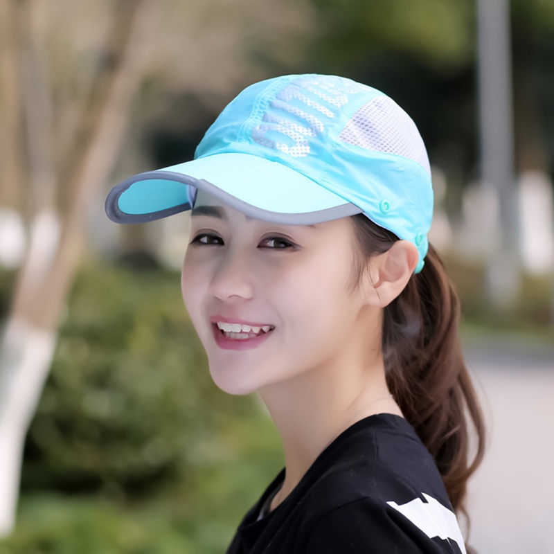 Mũ Chống Nắng Kèm Miếng Che Mặt Chống Tia Uv Có Thể Gấp Gọn