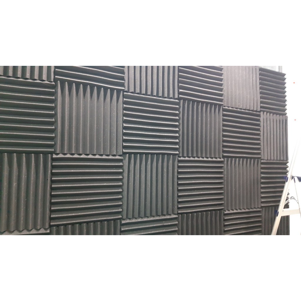 Mút tam giác cách âm - tiêu âm 50 x 50 cho phòng thu âm, phòng karaoke, phòng livestream.bay...