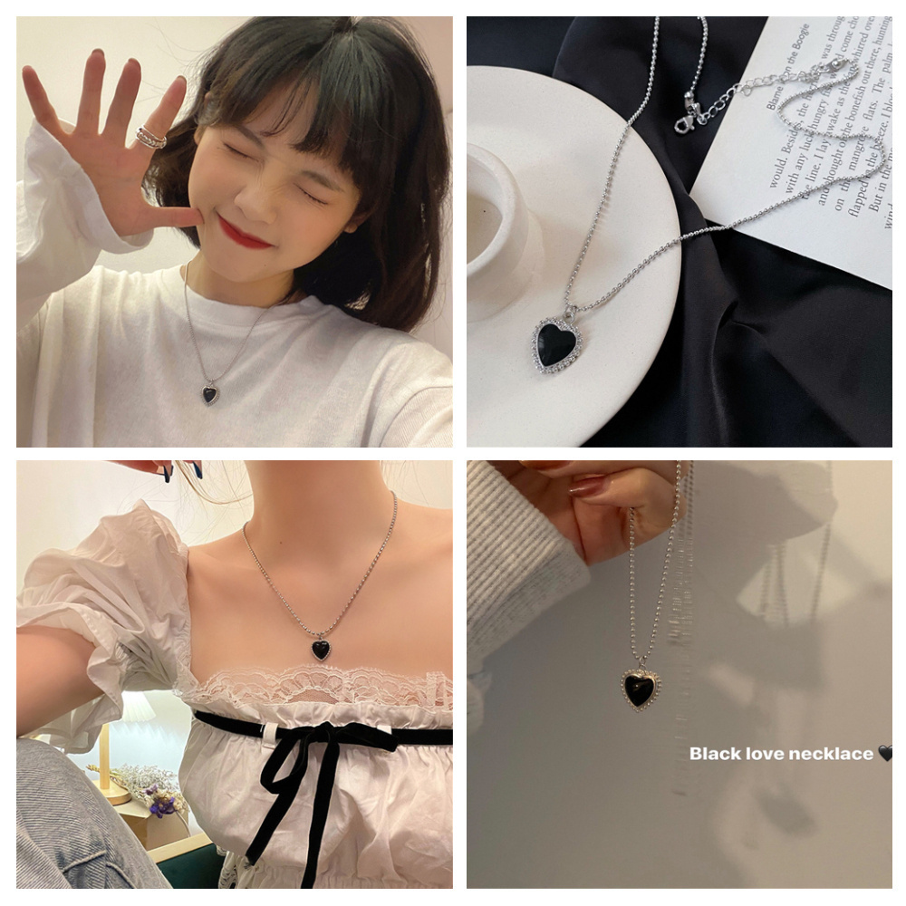 1 Vòng Cổ Mặt Trái Tim Thời Trang Cá Tính