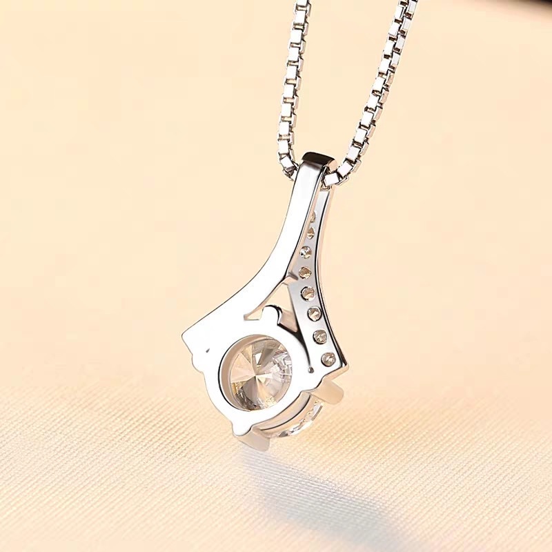 Vòng cổ Mặt Hình Xương Cá Đính Đá Zircon
