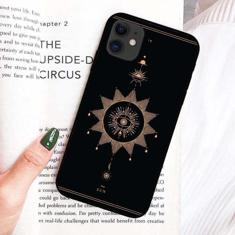 Ốp Điện Thoại Silicon Mềm Họa Tiết Lá Bài Tarot Cho Iphone 12 12mini 12promax 11 6 6s 7 8 Plus X Xr Xs Max 5s 5