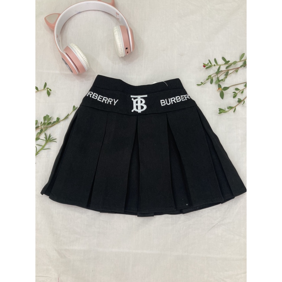 Chân váy học sinh bé gái xếp ly có lót quần bên trong  cho bé gái từ 15 tới 35 kg