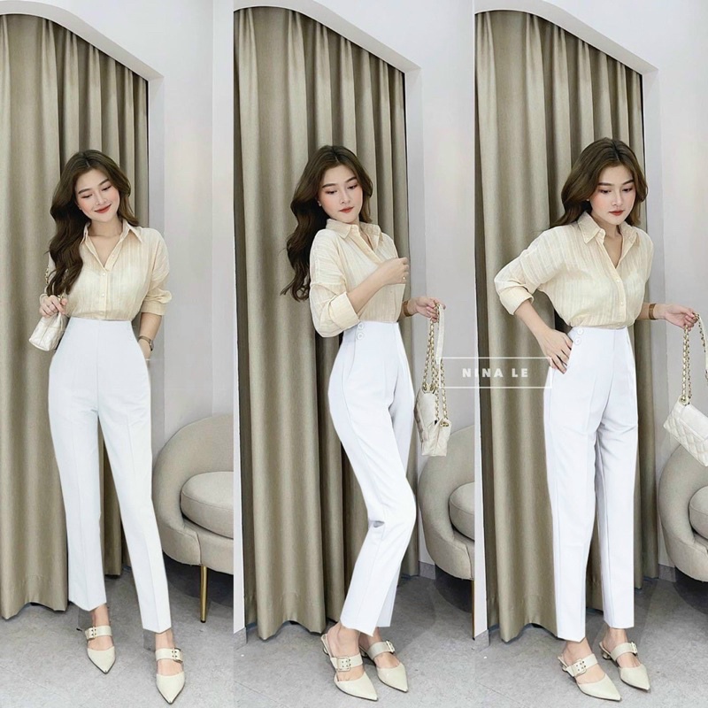 bigsize - ❤️ QUẦN BAGGY LƯNG CAO ❤️