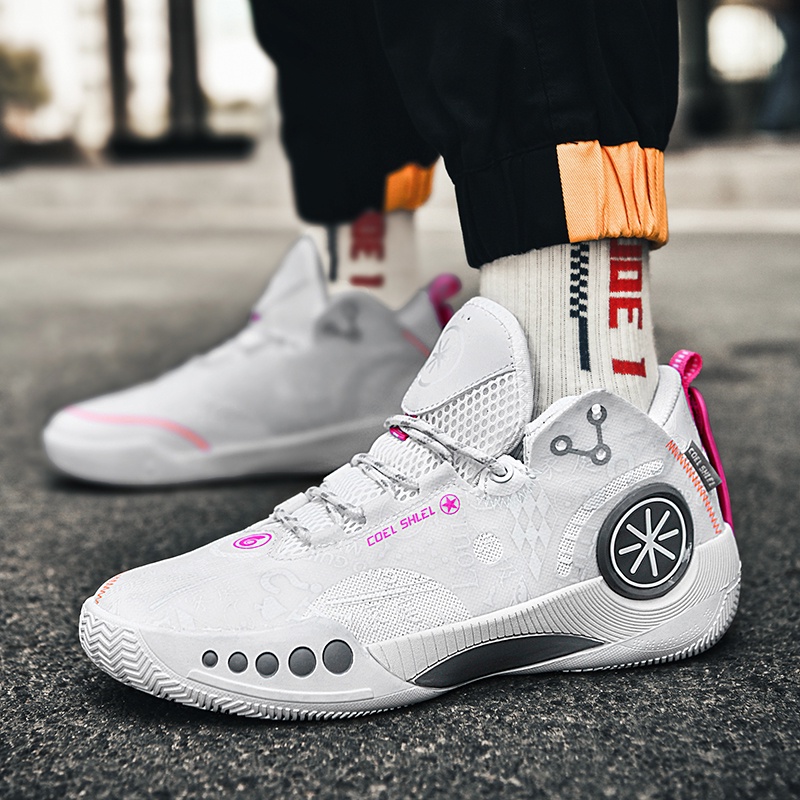 Giày Thể Thao Chơi Bóng Rổ Trong Nhà/Ngoài Trời Chất Lượng Cao Dành Cho Nam Nữ Size 36-45