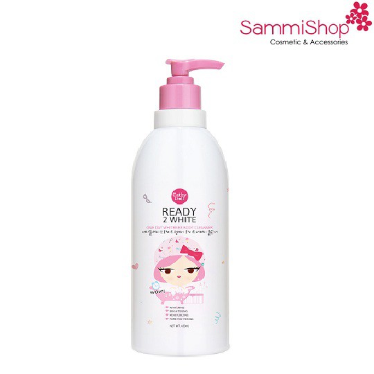 Sữa tắm làm sáng da Cathy Doll Ready 2 White One Day Whitener Body Cleanser 500ml