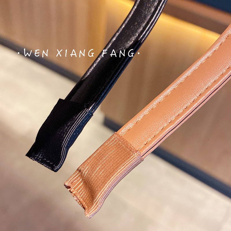 Băng Đô Da PU Phong Cách Cổ Điển Cho Nữ