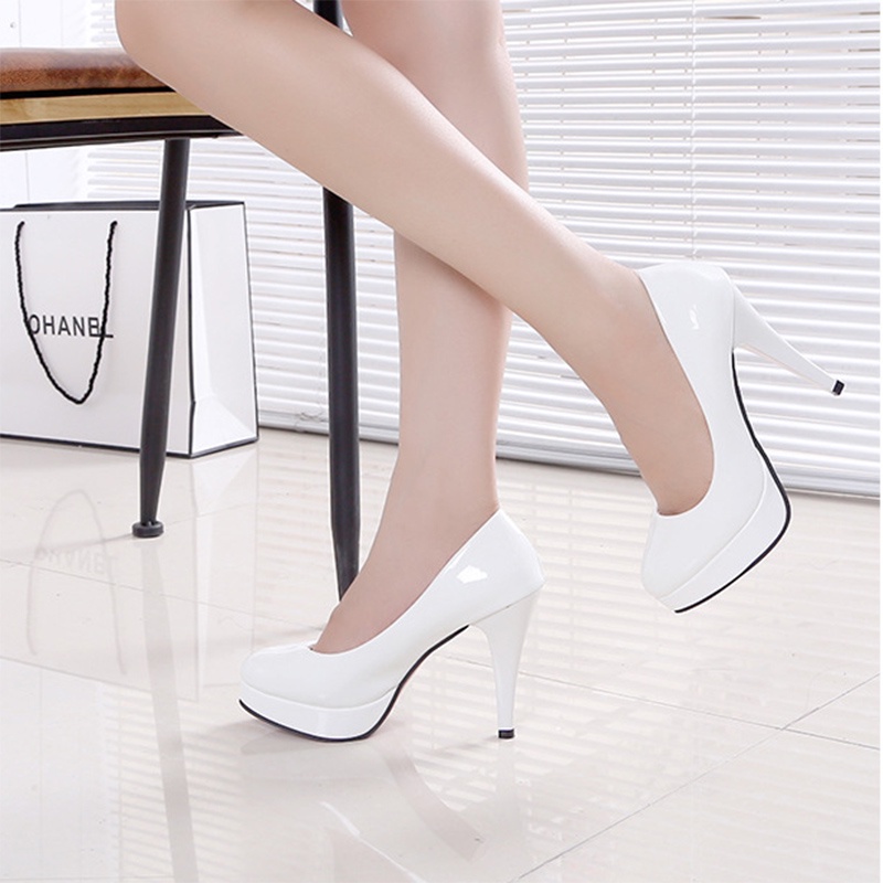Giày cao gót IELGY mũi tròn chống nước hợp thời trang cao cấp cho nữ