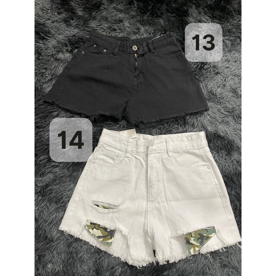 Quần đùi jean QC new, cá tính, không sợ bay màu, giản jean