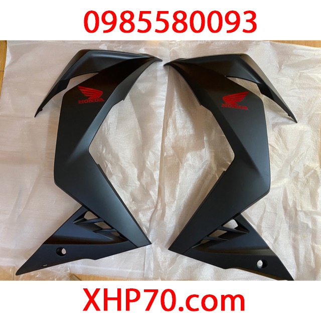 Dàn áo, vỏ xe, mặt nạ, tai thỏ Winner V1 đen nhám đời 2018 Zin chính hãng Honda