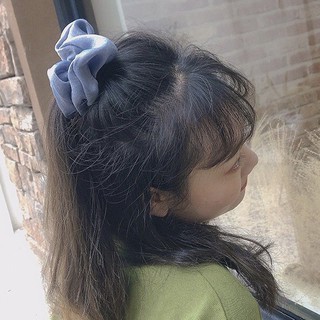 Cột tóc scrunchies Dây buộc tóc lụa phong cách Hàn Quốc
