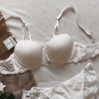 Bralette - Đồ lót thiết kế Push Up Basic Trắng (Lẻ Áo)
