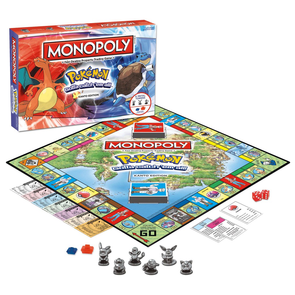 Cờ Tỷ Phú Monopoly Pokemon Kanto Edition