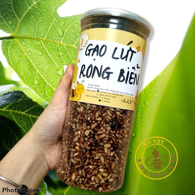 Gạo Lứt Rong Biển [ HẤP DẪN] Hũ Pet 300Gr Ăn Vặt Đồ Chay Healthy Tốt Cho Sức Khỏe Anvatchiongnau