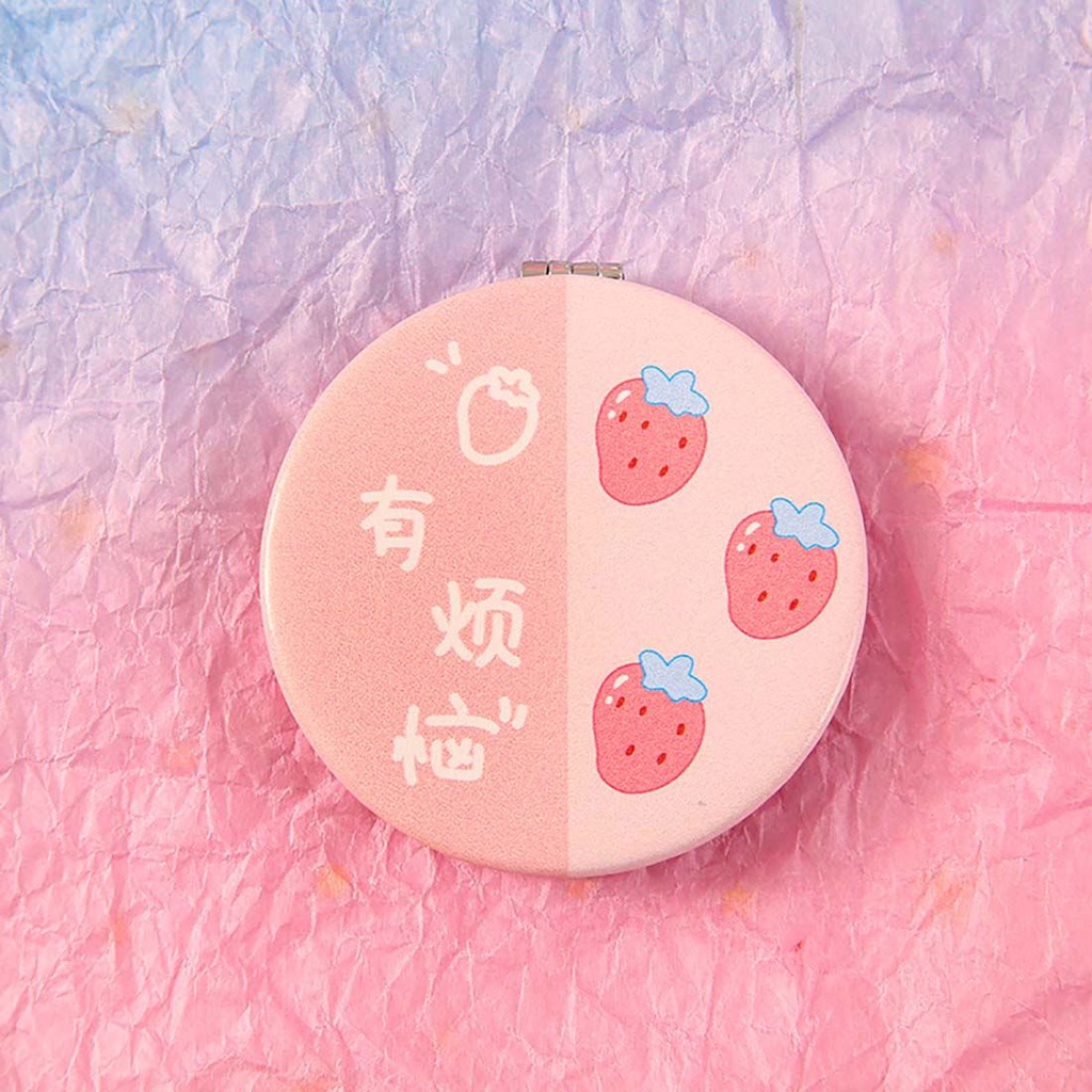 [Hàng mới về] Gương gập hai mặt thiết kế nhỏ gọn thời trang cho nữ