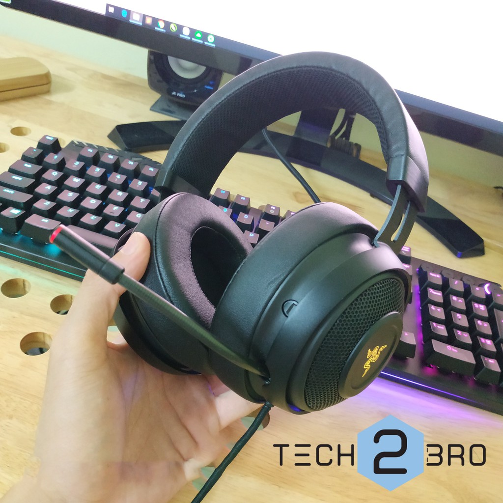 [Mã ELMS5 giảm 7% đơn 300K] CHÍNH HÃNG RAZER - Tai nghe Razer Kraken 7.1 V2 Chroma