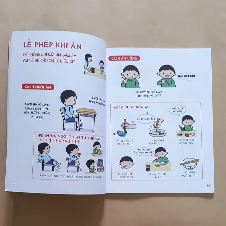 Sách Combo 4 Quyển Cẩm Nang Sinh Hoạt Bằng Tranh Cho Bé