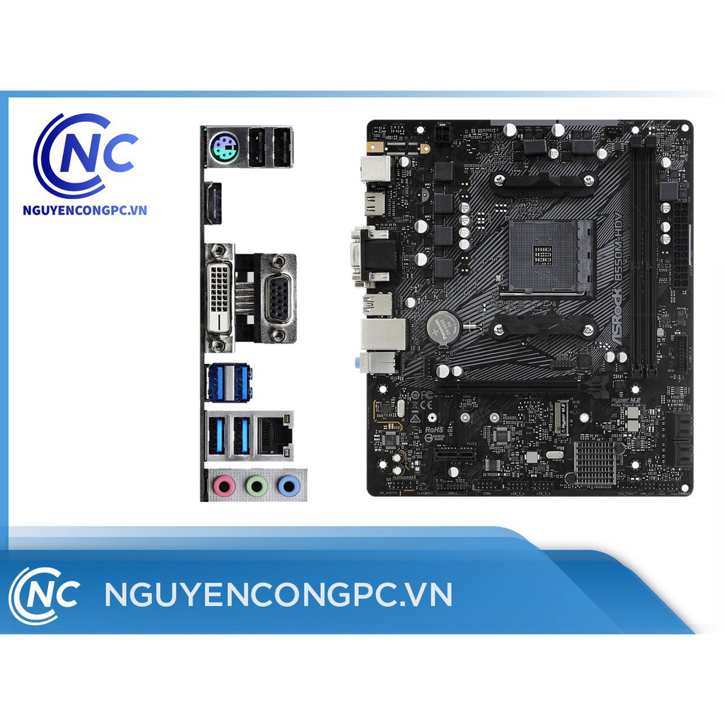 Mainboard - Bo Mạch Chủ Asrock B550M-HDV