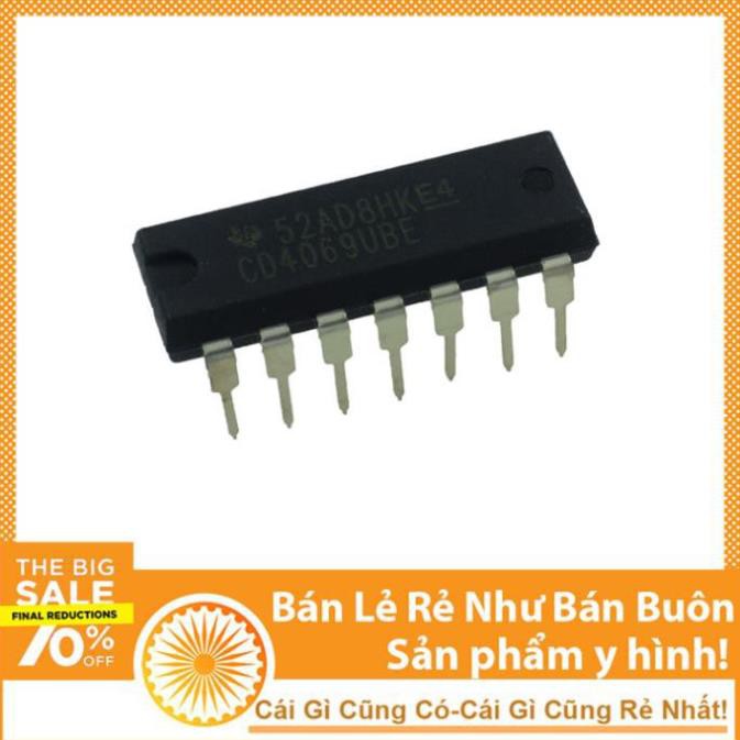 Linh Kiện IC Logic CD4069 DIP14