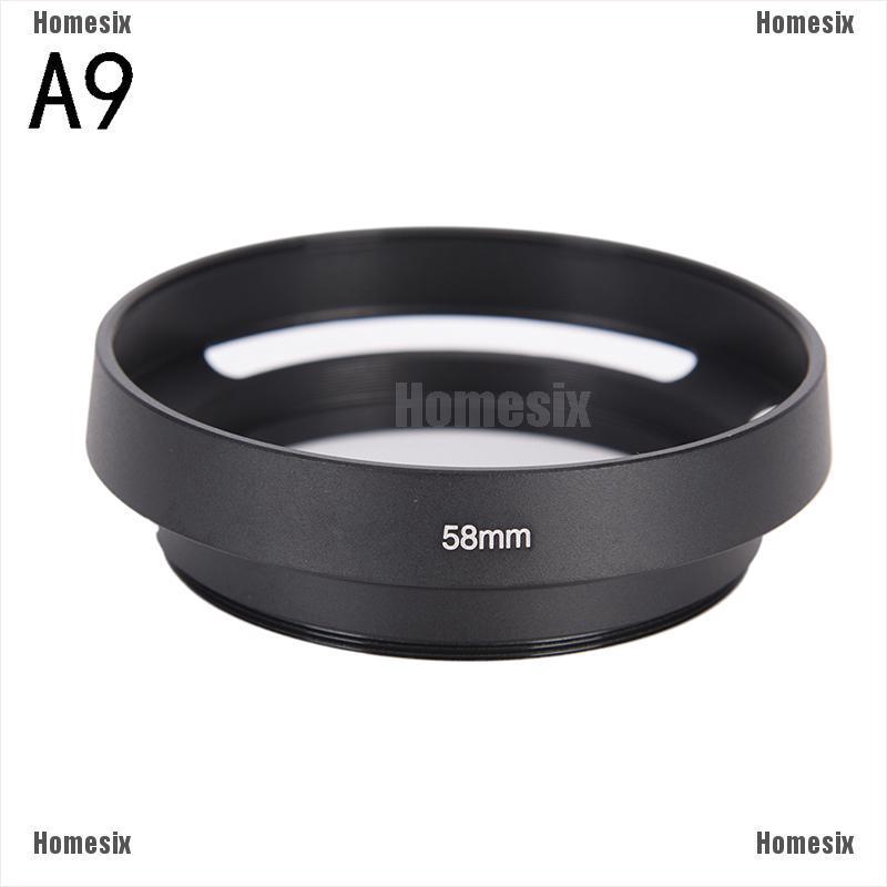 Loa Che Nắng Ống Kính Máy Ảnh Làm Từ Kim Loại 37 39 40.5 43 46 49 52 55 58 62 67 mm