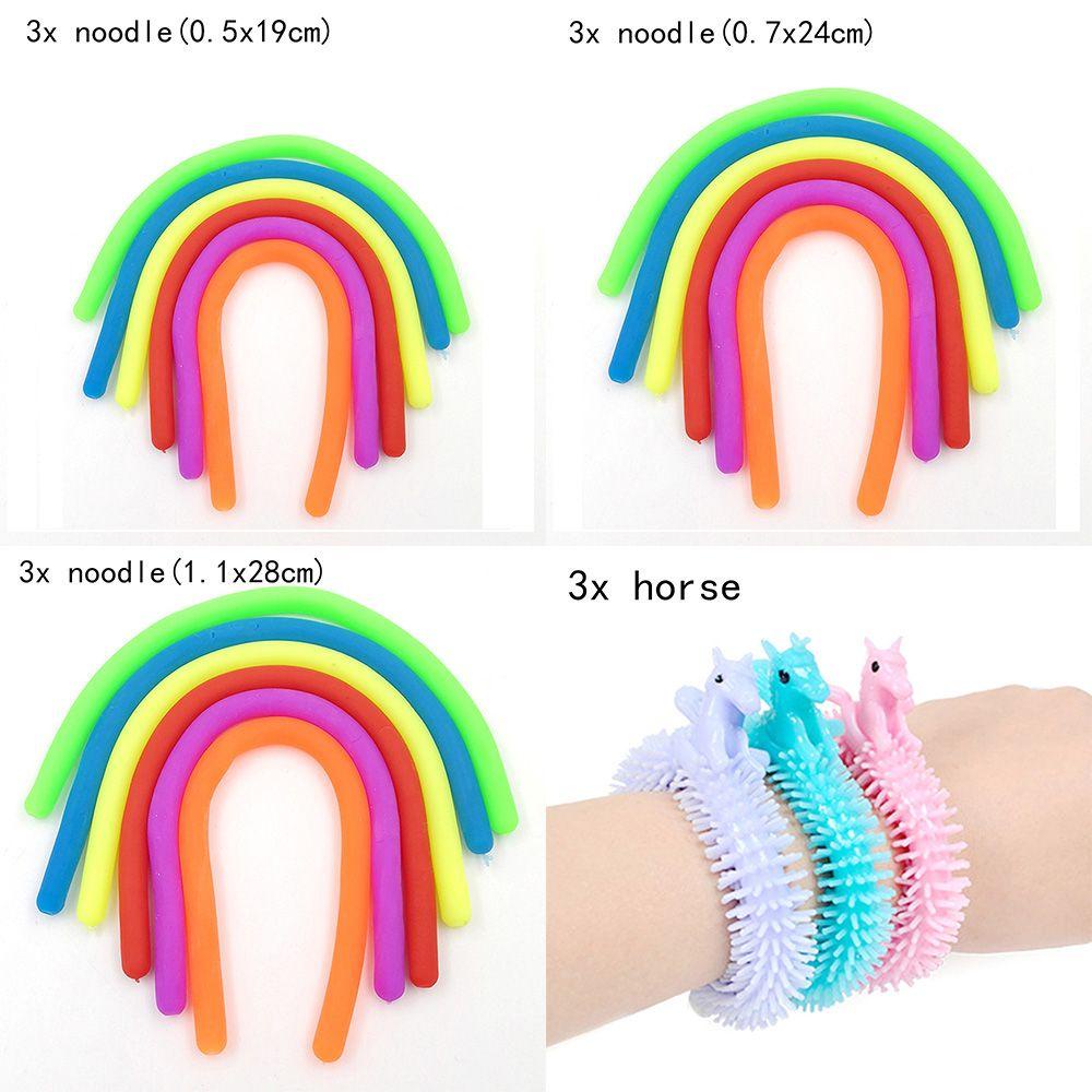 CHOOKEY Set 3 Vòng Tay Kỳ Lân 3 Món Đồ Chơi Đàn Hồi Giảm Căng Thẳng