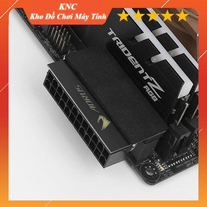 Cầu đảo góc chân nguồn 24pin mainboard có led logo Aorus | WebRaoVat - webraovat.net.vn