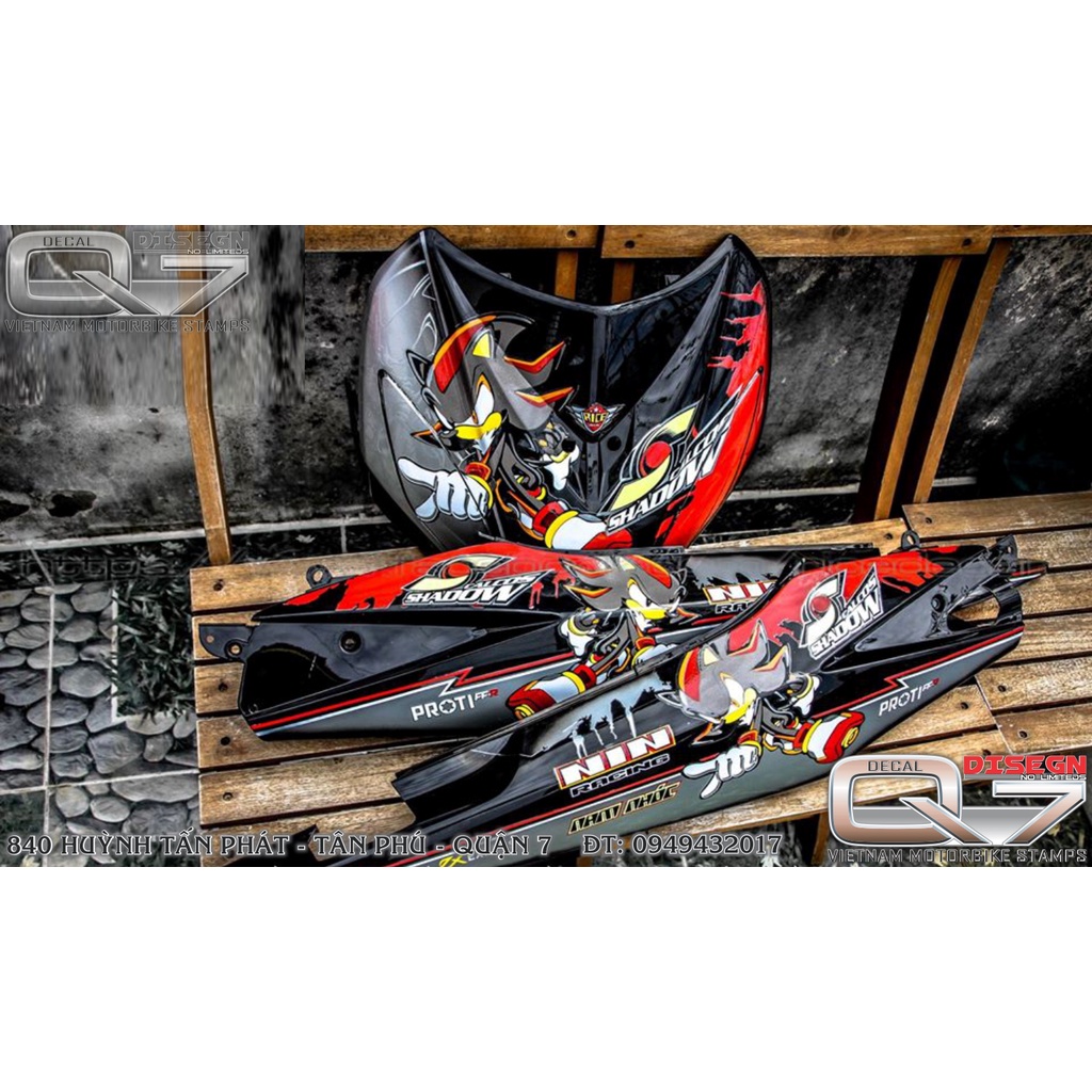 TEM RỜI EXCITER 2010 ĐỎ ĐEN