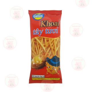 Snack khoai tây tươi chiên giòn Giai Giai gói 20gr