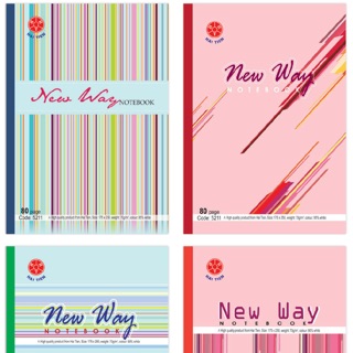 10 quyển  Vở kẻ ngang New Way 80trang