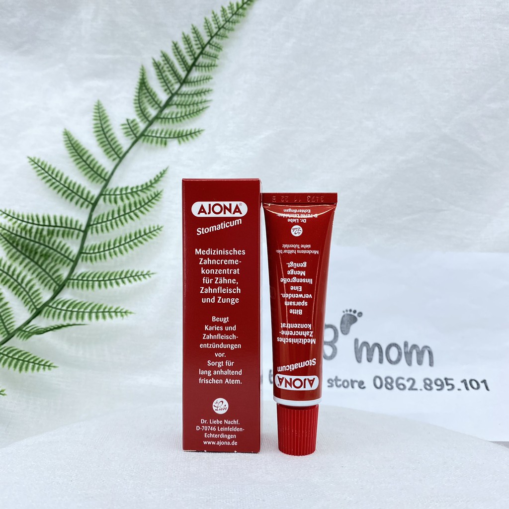 Kem đánh răng y tế ajona 25ml