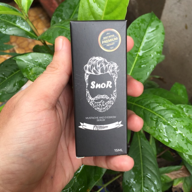 [CHÍNH HÃNG] SnoR Thailand 15mL mọc lông mày, râu và tóc Full box