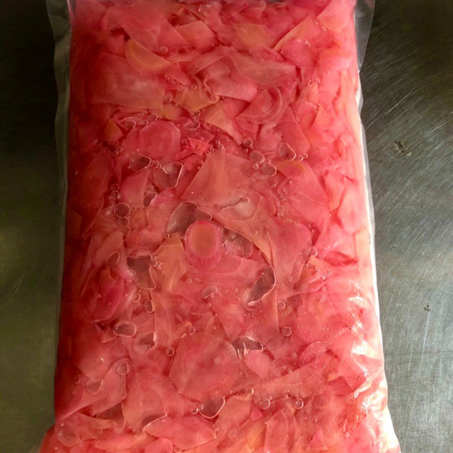 Gừng hồng  Ăn kèm sushi, sashimi Bịch 1 kg