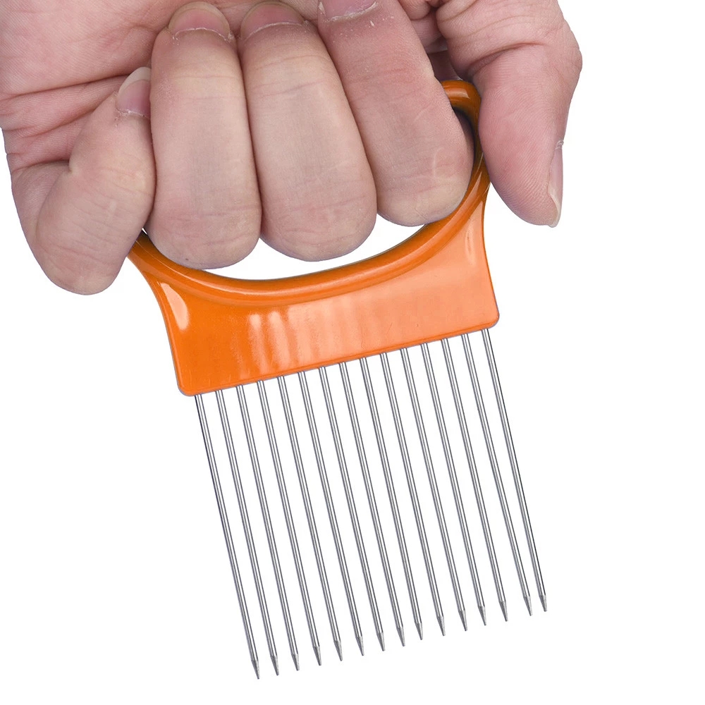 Dụng cụ ghim hành tây &amp; rau củ bằng inox